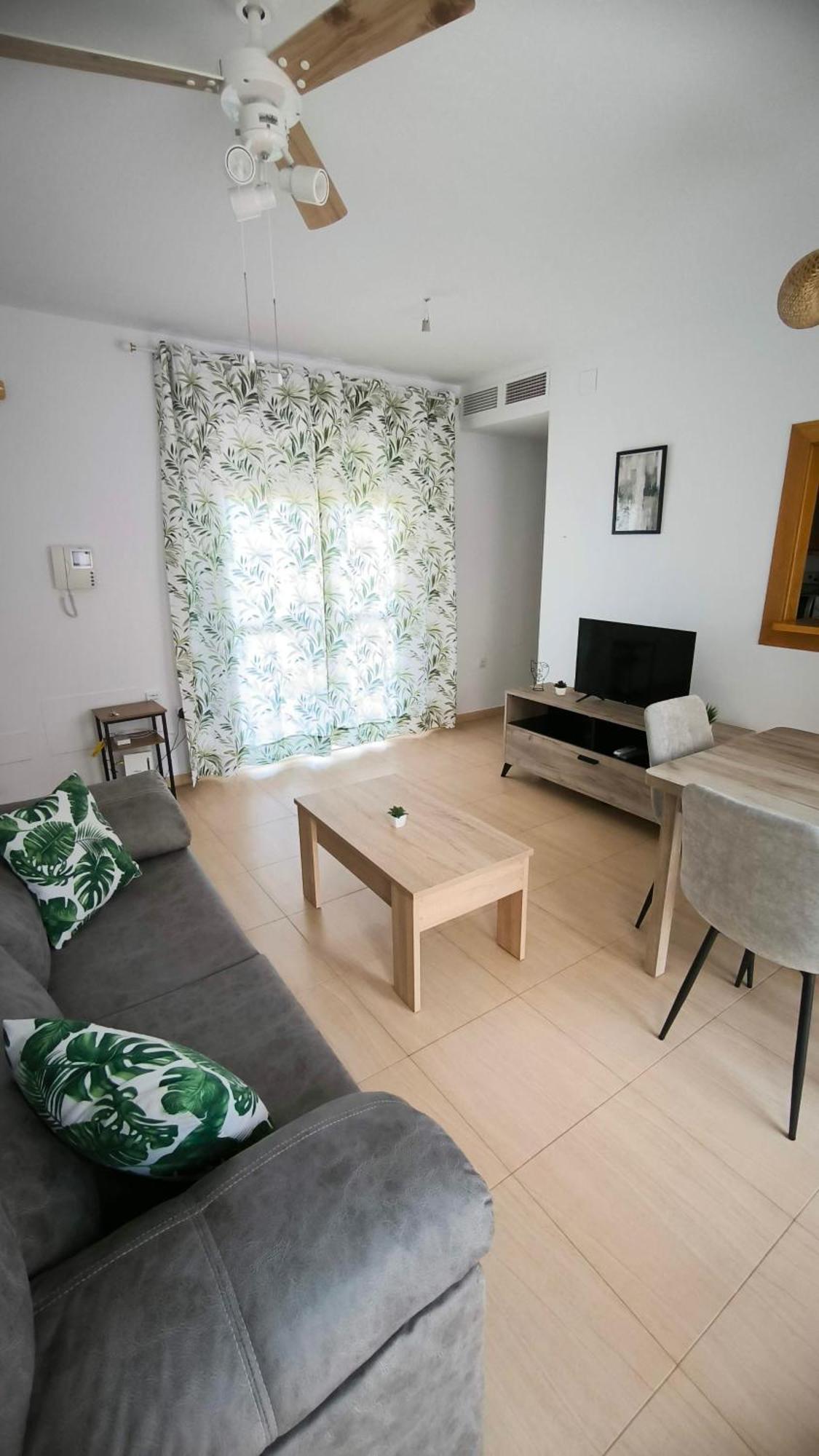 Apartamento Dos Habitaciones Con Piscina Y Gran Terraza Roquetas de Mar Luaran gambar