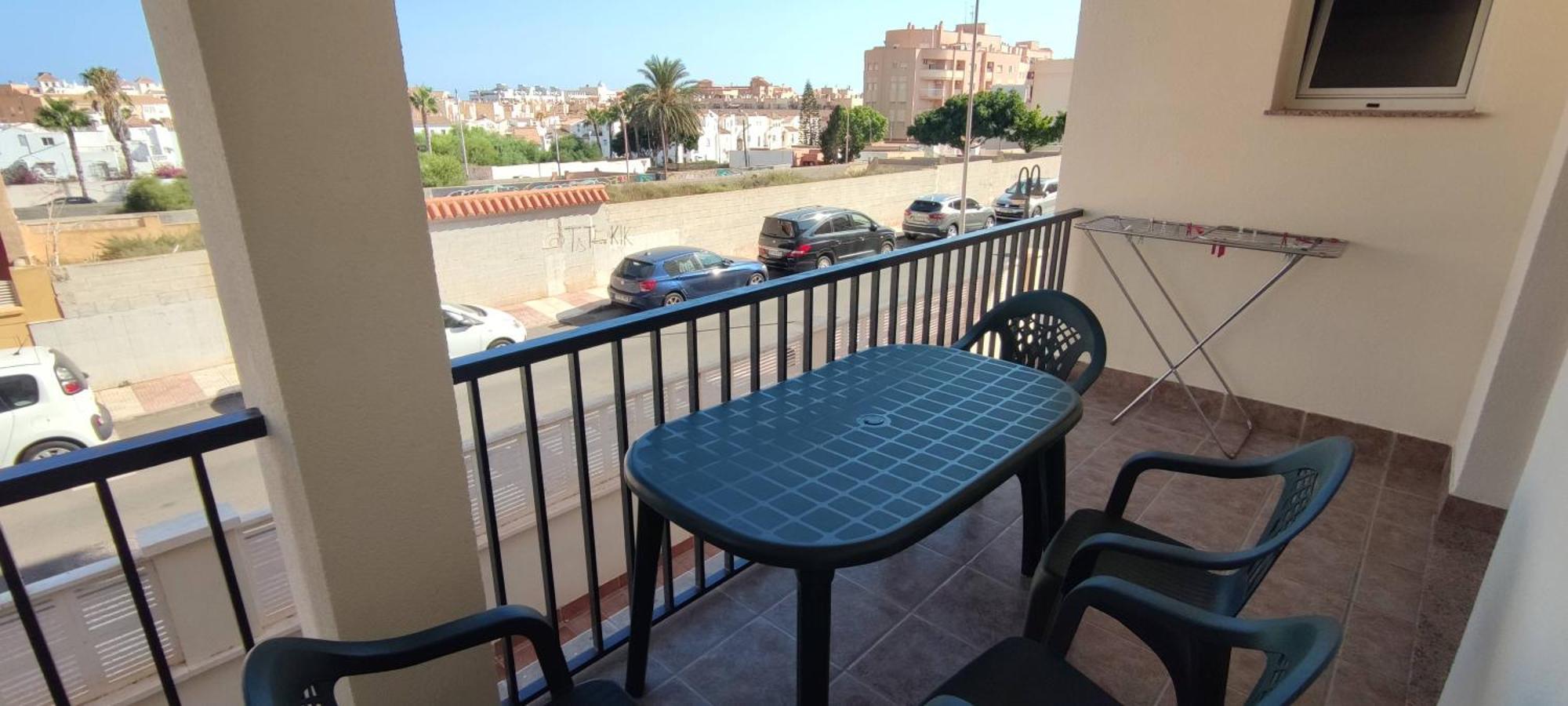 Apartamento Dos Habitaciones Con Piscina Y Gran Terraza Roquetas de Mar Luaran gambar